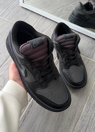 Nike dunk low gore-tex summit black/gray 2