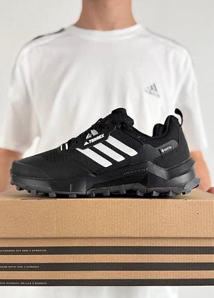 Термо кросівки adidas terrex ax4 gtx black white