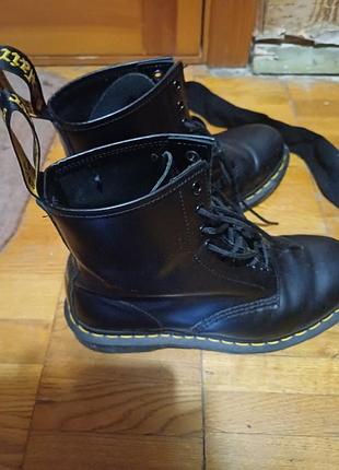 Берцы женские dr. martens 1460 41 черные классические на шнуровке 3