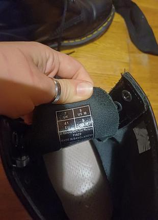Берцы женские dr. martens 1460 41 черные классические на шнуровке 4