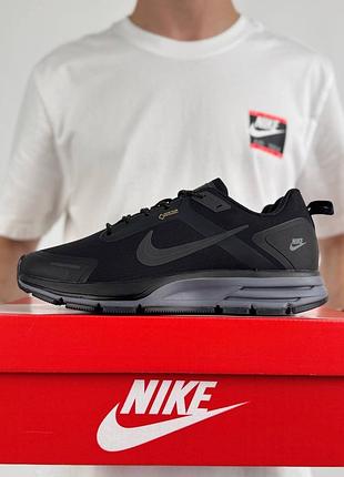 Термо кросівки nike zoom structure shield gtx black grey