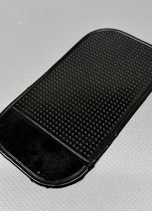 Силіконовий килимок для бісеру 6.5х12.5см - чорний