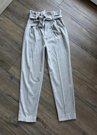 Брюки / штани теплі з поясом h&m 2