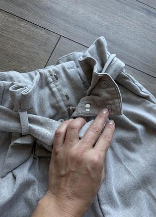 Брюки / штани теплі з поясом h&m 5