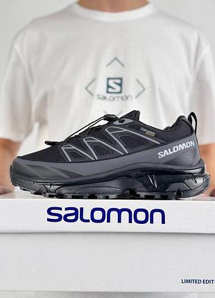 Термо кросівки salomon xt-6 expanse termo acs black grey