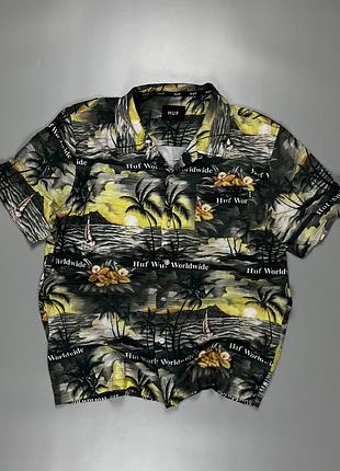 Сорочка huf venice woven button up shirt