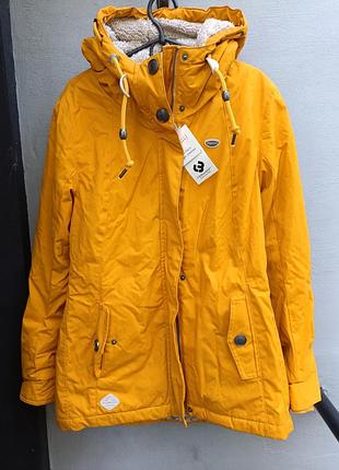 Парка жіноча зимова ragwear жовта