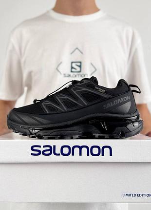 Термо кросівки salomon xt-6 expanse termo acs all black