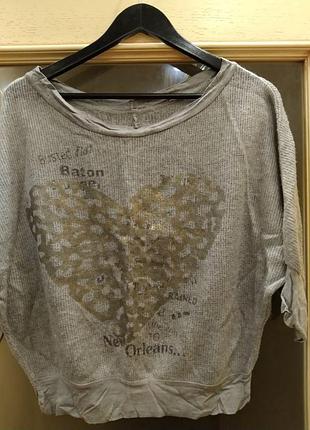 Красивый нестандартный пуловер (l/xl), дефект