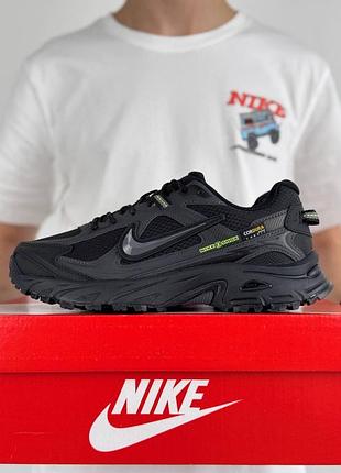 Термо кросівки nike terra cordura dark grey black