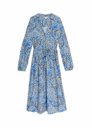 Віскозна міді сукня m&s 5