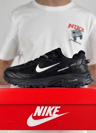 Термо кросівки nike terra cordura black white