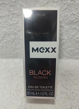 Жіноча туалетна вода mexx black woman об'ємом 30 мл.