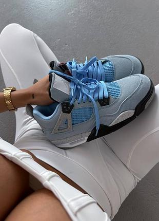 Кросівки жіночі nike air jordan 4 university blue