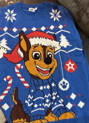 Свитер 122/128 новый год