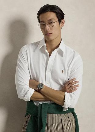 Polo ralph lauren чоловіча сорочка, брендова біла сорочка, рубашка