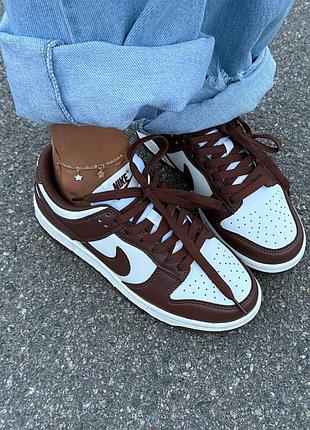 Кросівки жіночі nike dunk low cacao wow