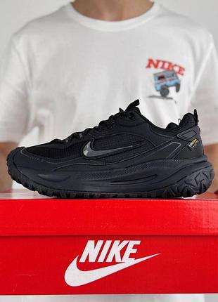 Термо кросівки nike acg mountain fly 2 new gtx all black