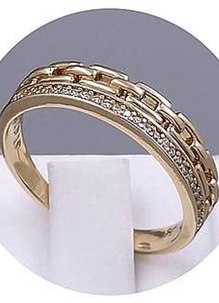 Каблочка женская медзолото xuping jewelry 18k. р 17, 18.