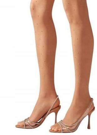 Шикарные колготы со стразами calzedonia