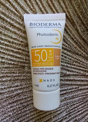 🏝️photoderm m bioderma protector solar anti manchas spf50+ сонцезасний крем