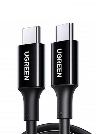 Кабель ugreen us300 80372 usb type-c – usb type-c 2 м 100w 480 мбит/с черный