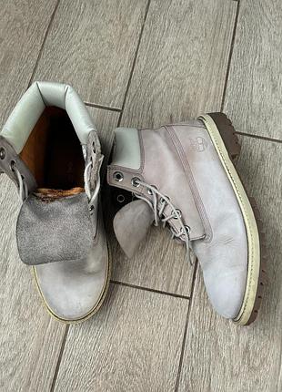 Жіночі демисезонні ботинки на шнурках timberland, розмір 38