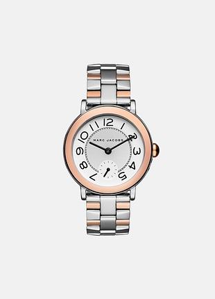 Годинник жіночий marc jacobs сріблястий з рожевим золотом