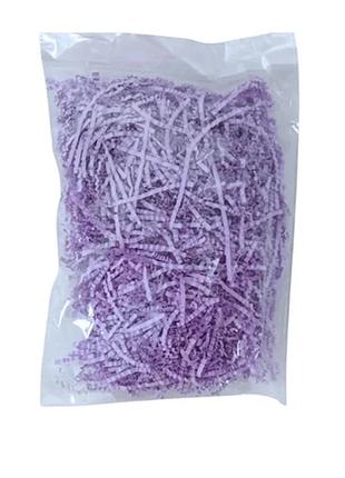 Наполнитель для подарочных коробок бумажный декоративный 50 г purple r96456