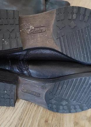 Кожаные сапоги clarks 6