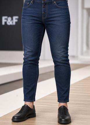 Джинси чоловічі f&f сині 2xl бавовна / денім