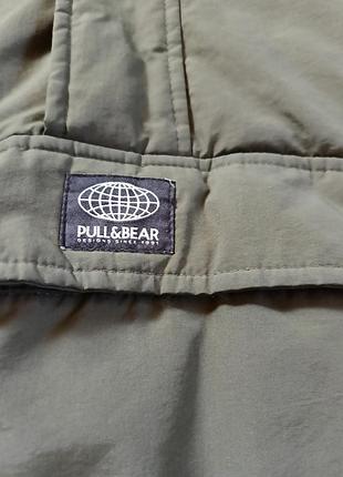 Трендовая мужская демисезонная куртка анорак pull &amp; bear 4