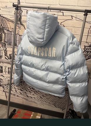 Курточка куртка пуховик trapstar hooded decoded 2.0 light blue bape vetements off white nike