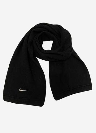 Вінтажний шарф nike чорний акриловий