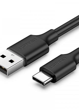 Кабель ugreen us287 usb-a – type-c 2 м 60w nickel plating черный (60118)