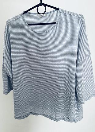 Кофточка з коротким рукавом jean &paul 50%-льон