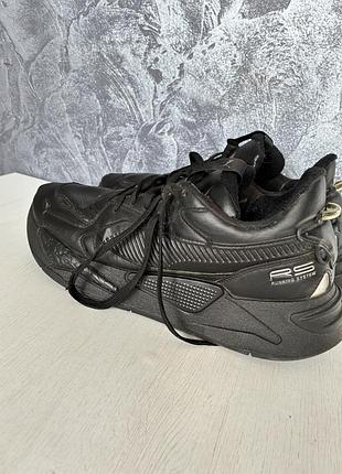 Чоловічі кросівки puma  running system  шкіряні чорного кольору, розмір 46