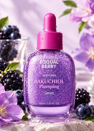 Сироватка для лиця з бакучіолом eqqualberry bakuchiol plumping serum 50 мл