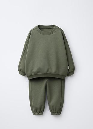 Костюм свитшот брюки джоггеры зара 3(98)