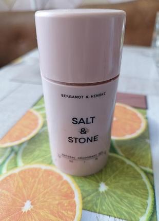 Натуральний гелевий дезодорант salt & stone natural deodorant gel без соди -алюмінію