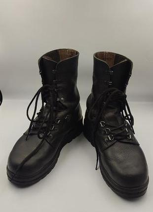 Кожаные мужские берцы армии швейцарии minerva ks90 | kampfstiefel 90 оригинал размер 44 (28.5 см)