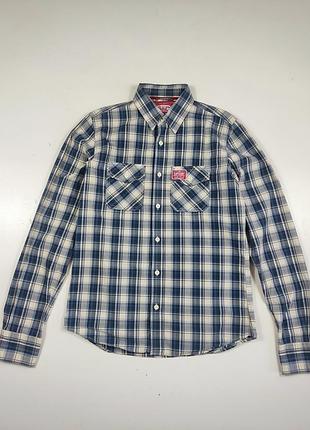 Сорочка рубашка superdry роз l