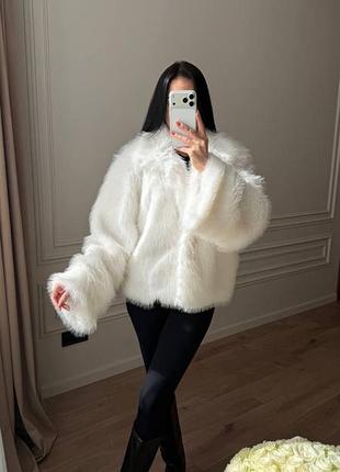 Укорочена шуба розміри - 42-46 onesize