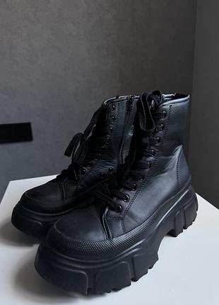 Черевики жіночі zara чорні