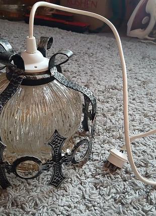 Люстра винтаж швеция металл 19×20см