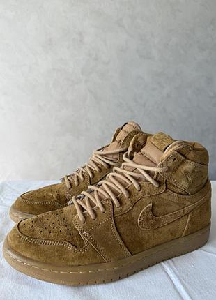 Кросівки nike air jordan 1 high og wheat