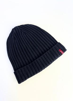 Шапка синя  levi’s