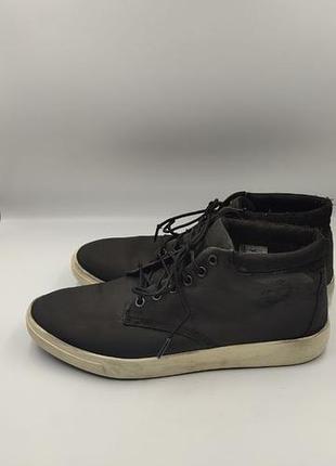 Шкіряні високі чоловічі кросівки кеди timberland davis square chukka | оригінал розмір 44 (28.5 см)