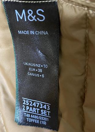 Куртка мікропуховик marks spencer 6