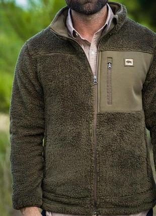 Флісова куртка чоловіча buffalo jackson kodiak fleece jacket флісова кофта teddy fleece